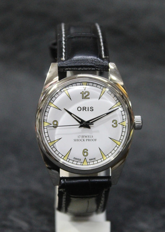 FHF ST96 Antique Vintage ORIS 17 Jewels Mechanical Hand Wind Wristwatch