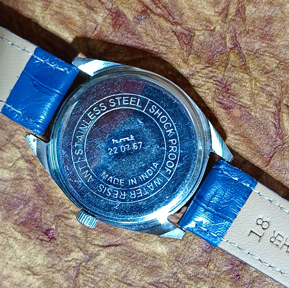 HMT Janta Mechanical Hand Wind Stainless Steel Devanagari Numerals Vintage Men's Wristwatch Geniune-Vintage-Watches