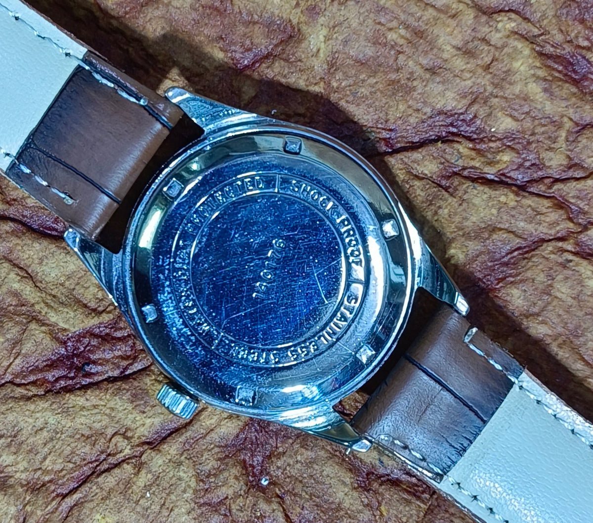 HMT Pilot Vintage Mechanical Hand Wind Watch Stainless Steel Men's Wristwatch Geniune-Vintage-Watches