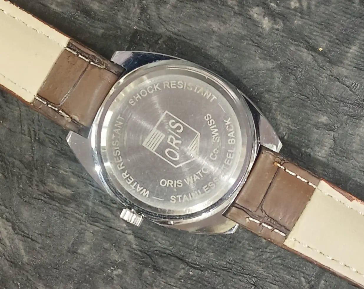 Mechanical Hand Winding Wristwatch ORIS Vintage 17 Jewels FHF ST96 Swiss Made