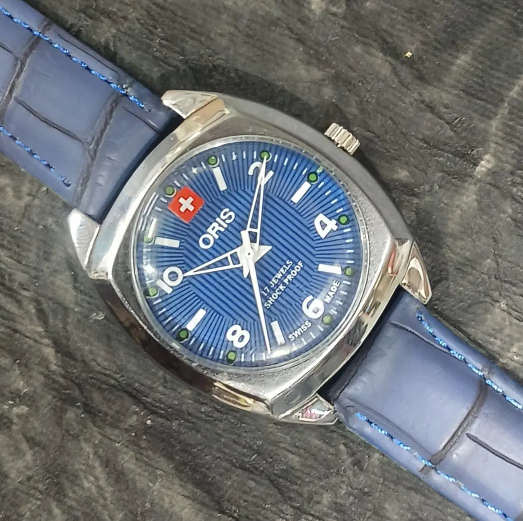 Vintage Oris Mechanical Watch 17 Jewels FHF ST96 Hand Wind Swiss Made