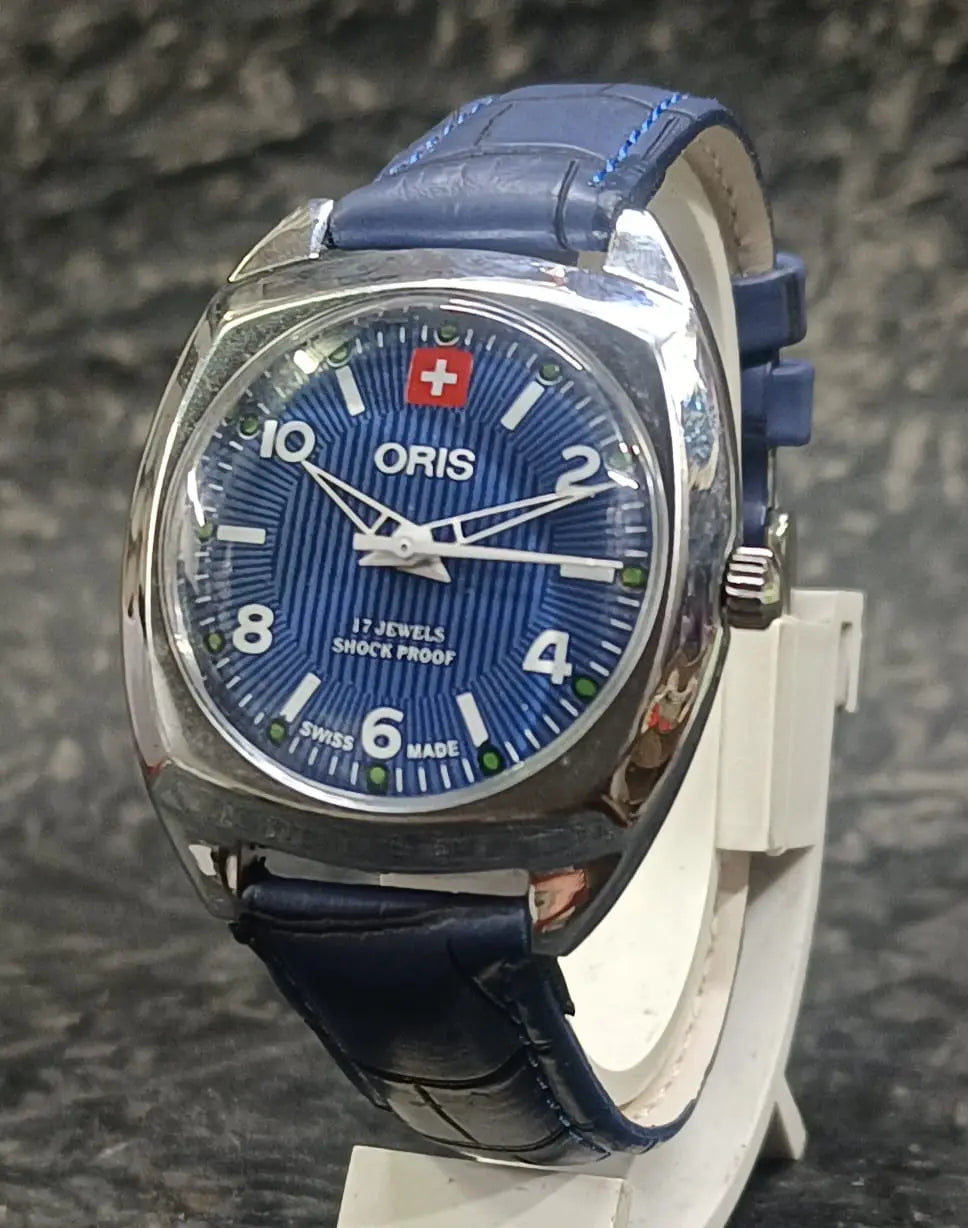 Vintage Oris Mechanical Watch 17 Jewels FHF ST96 Hand Wind Swiss Made