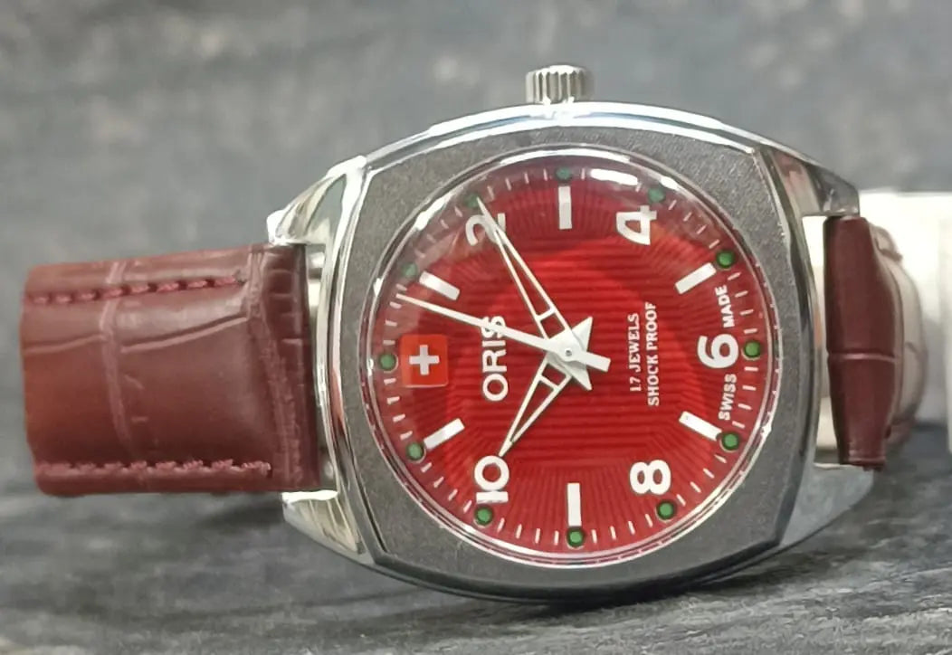 Oris Wristwatch 17 Jewels FHF ST96 Mechanical Hand Wind Swiss Made Movement