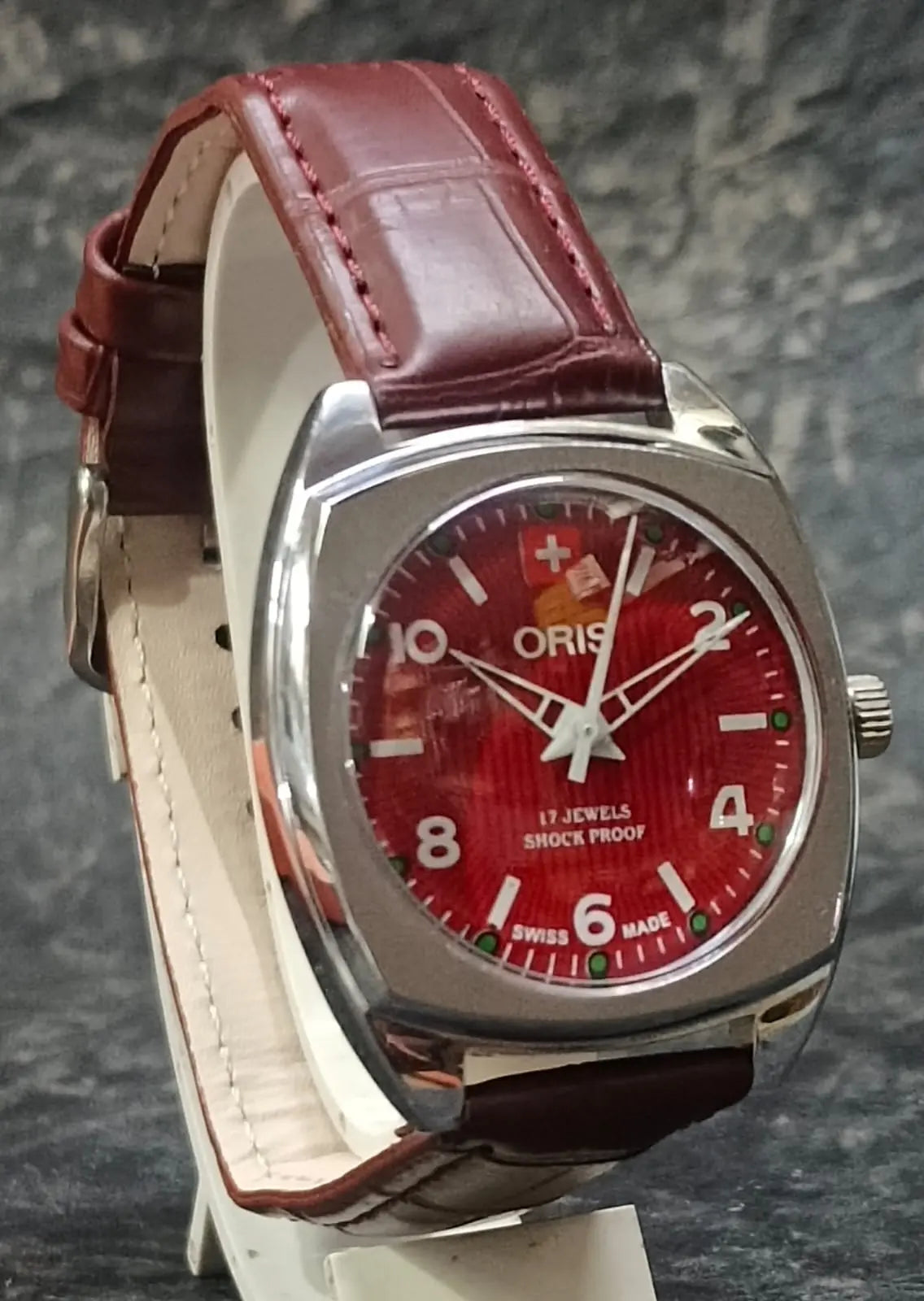 Oris Wristwatch 17 Jewels FHF ST96 Mechanical Hand Wind Swiss Made Movement