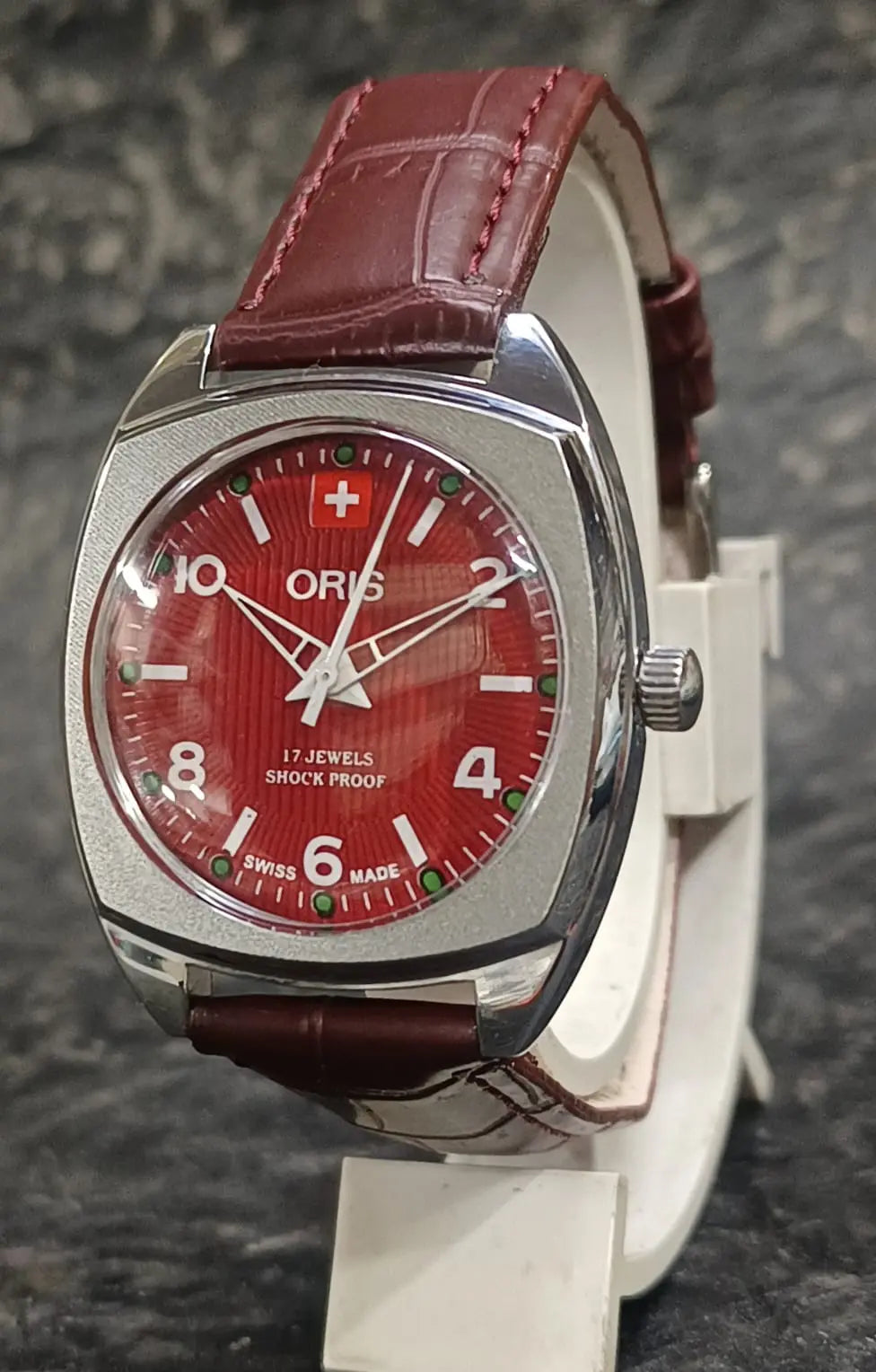 Oris Wristwatch 17 Jewels FHF ST96 Mechanical Hand Wind Swiss Made Movement