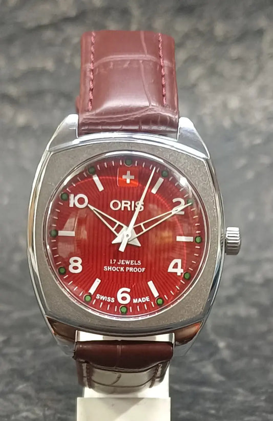Oris Wristwatch 17 Jewels FHF ST96 Mechanical Hand Wind Swiss Made Movement