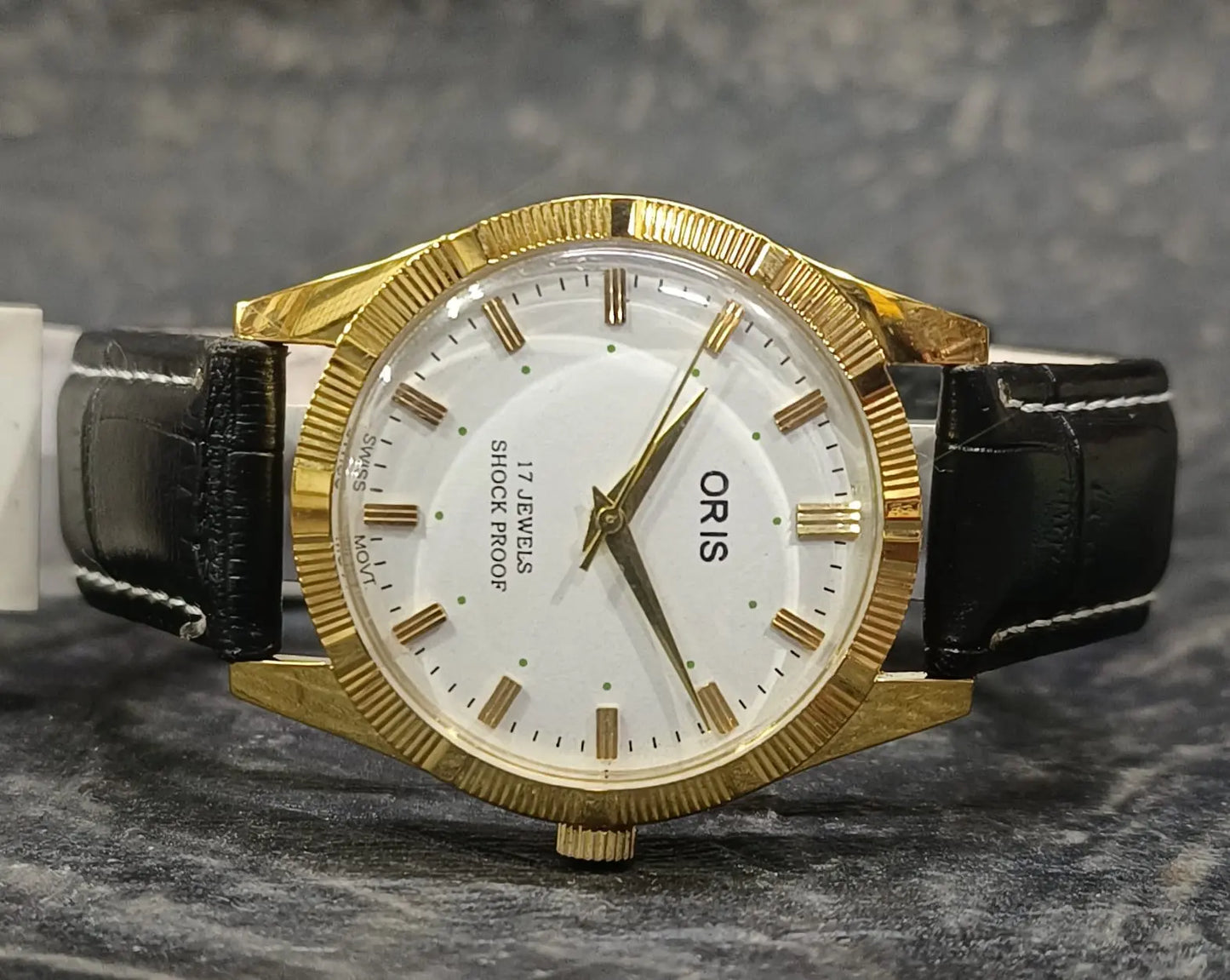 Oris Vintage 17 Jewels FHF ST96 Mechanical Hand Wind Swiss Made Wristwatch