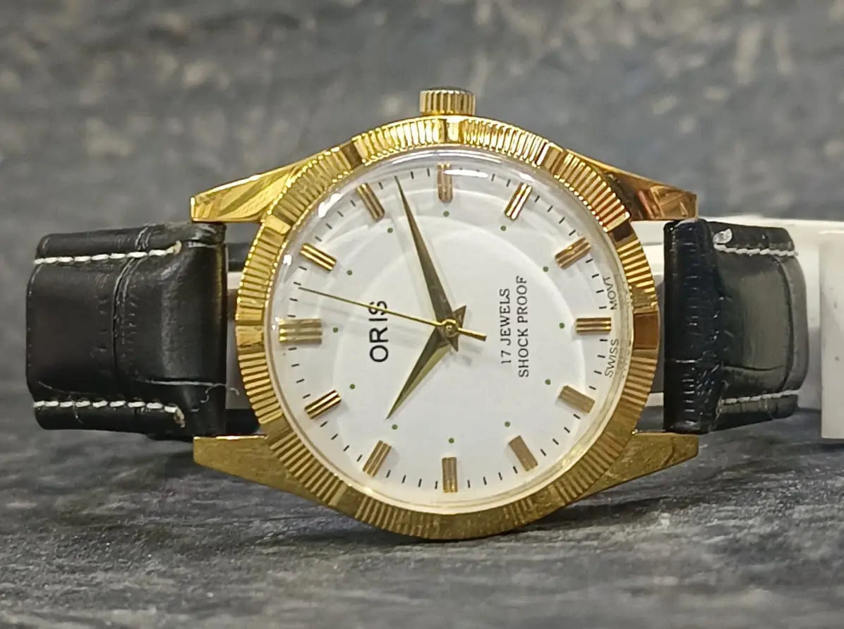 Oris Vintage 17 Jewels FHF ST96 Mechanical Hand Wind Swiss Made Wristwatch