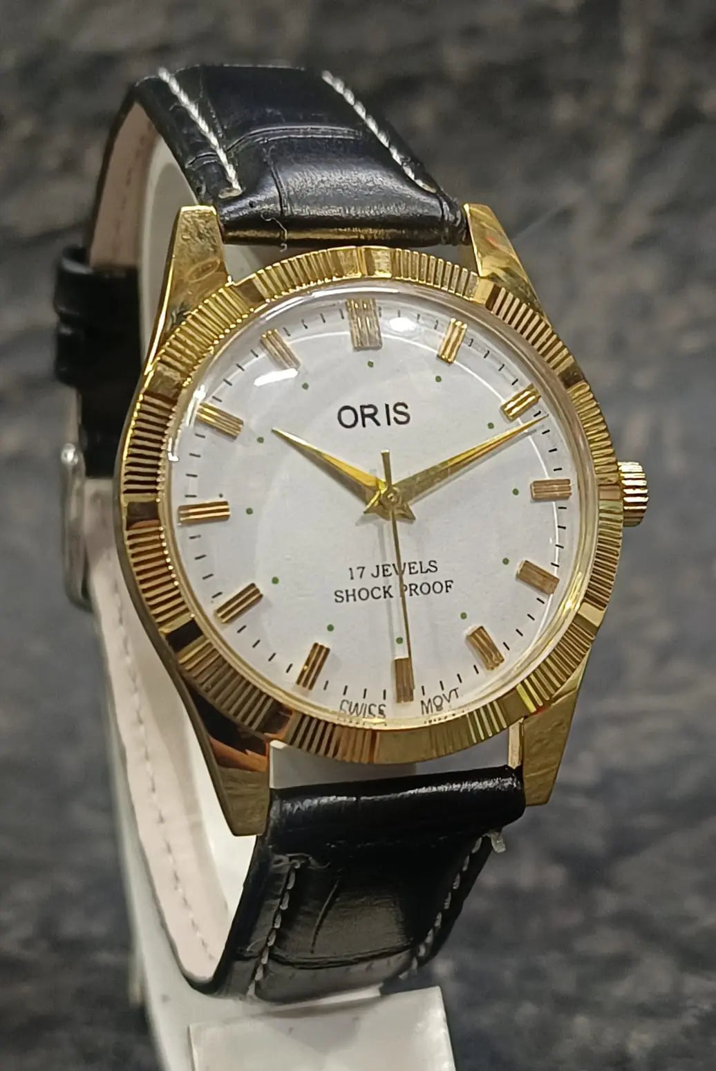 Oris Vintage 17 Jewels FHF ST96 Mechanical Hand Wind Swiss Made Wristwatch