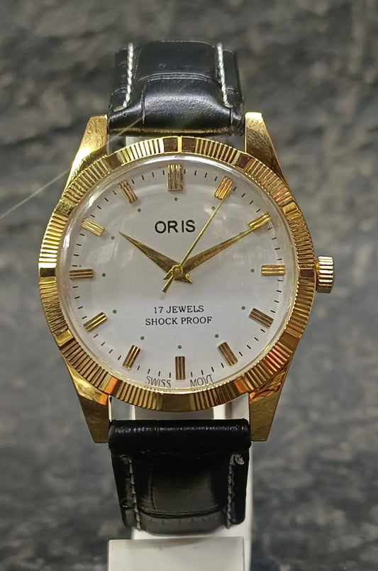 Oris Vintage 17 Jewels FHF ST96 Mechanical Hand Wind Swiss Made Wristwatch