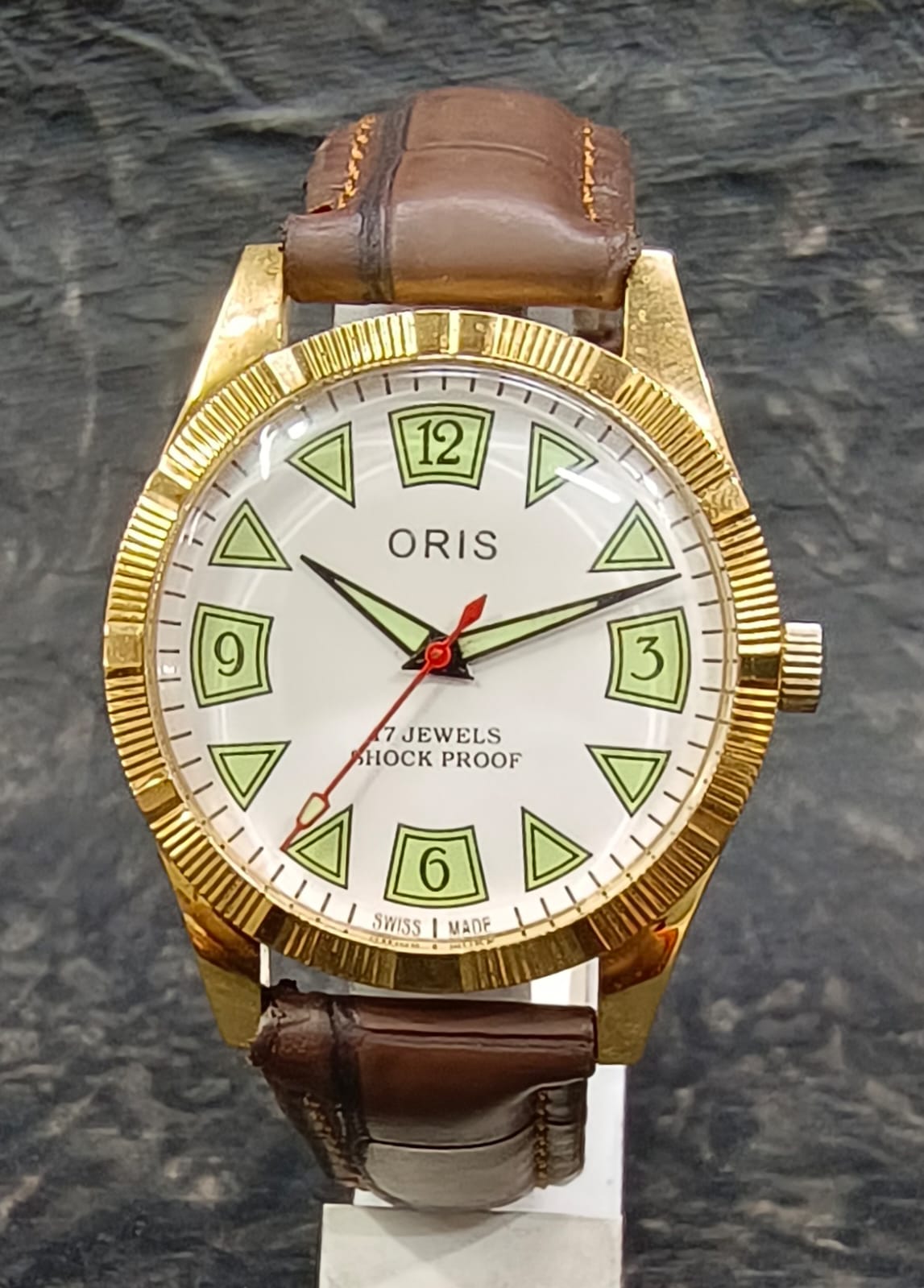 Oris Vintage 17 Jewels FHF ST96 Mechanical Hand Wind Swiss Made Wristwatch