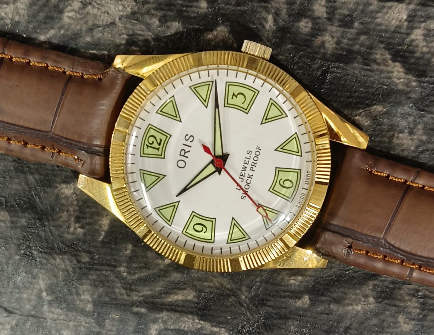 Oris Vintage 17 Jewels FHF ST96 Mechanical Hand Wind Swiss Made Wristwatch