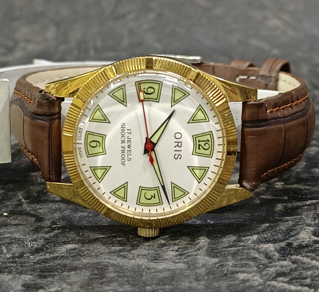 Oris Vintage 17 Jewels FHF ST96 Mechanical Hand Wind Swiss Made Wristwatch