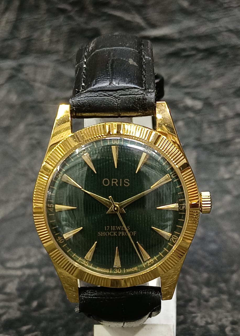 Oris Vintage 17 Jewels FHF ST96 Mechanical Hand Wind Swiss Made Wristwatch