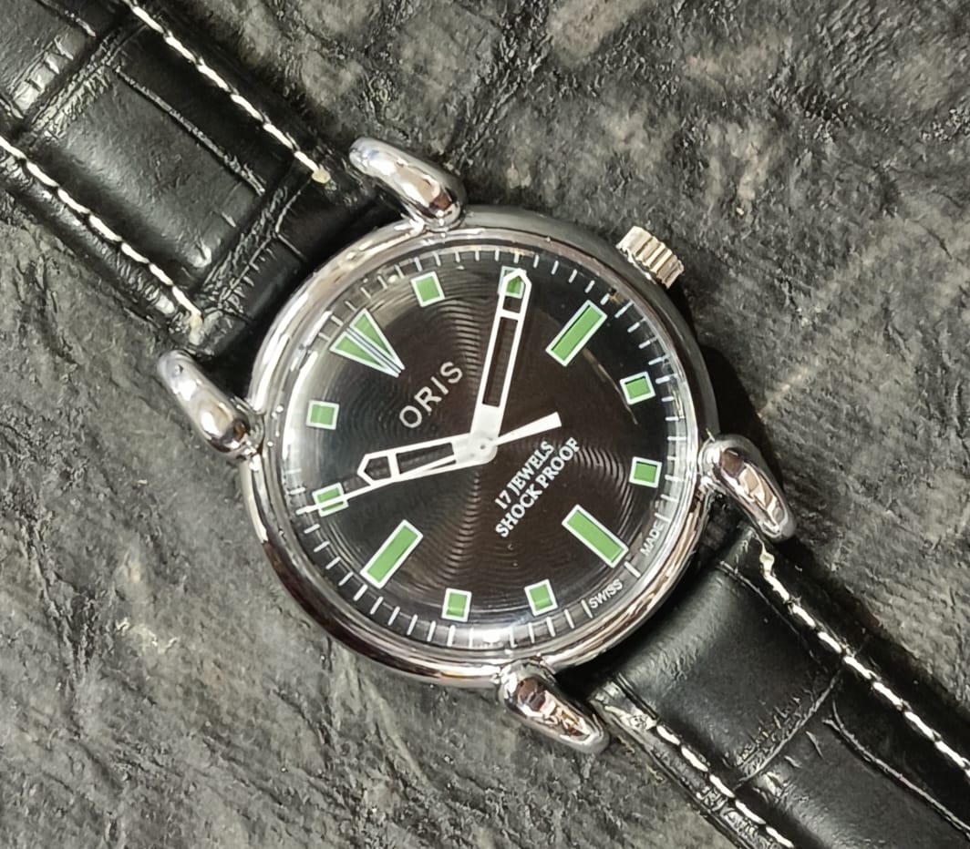 ORIS Mechanical Watch 17 Jewels FHF ST96 Hand Winding Swiss Made Movement