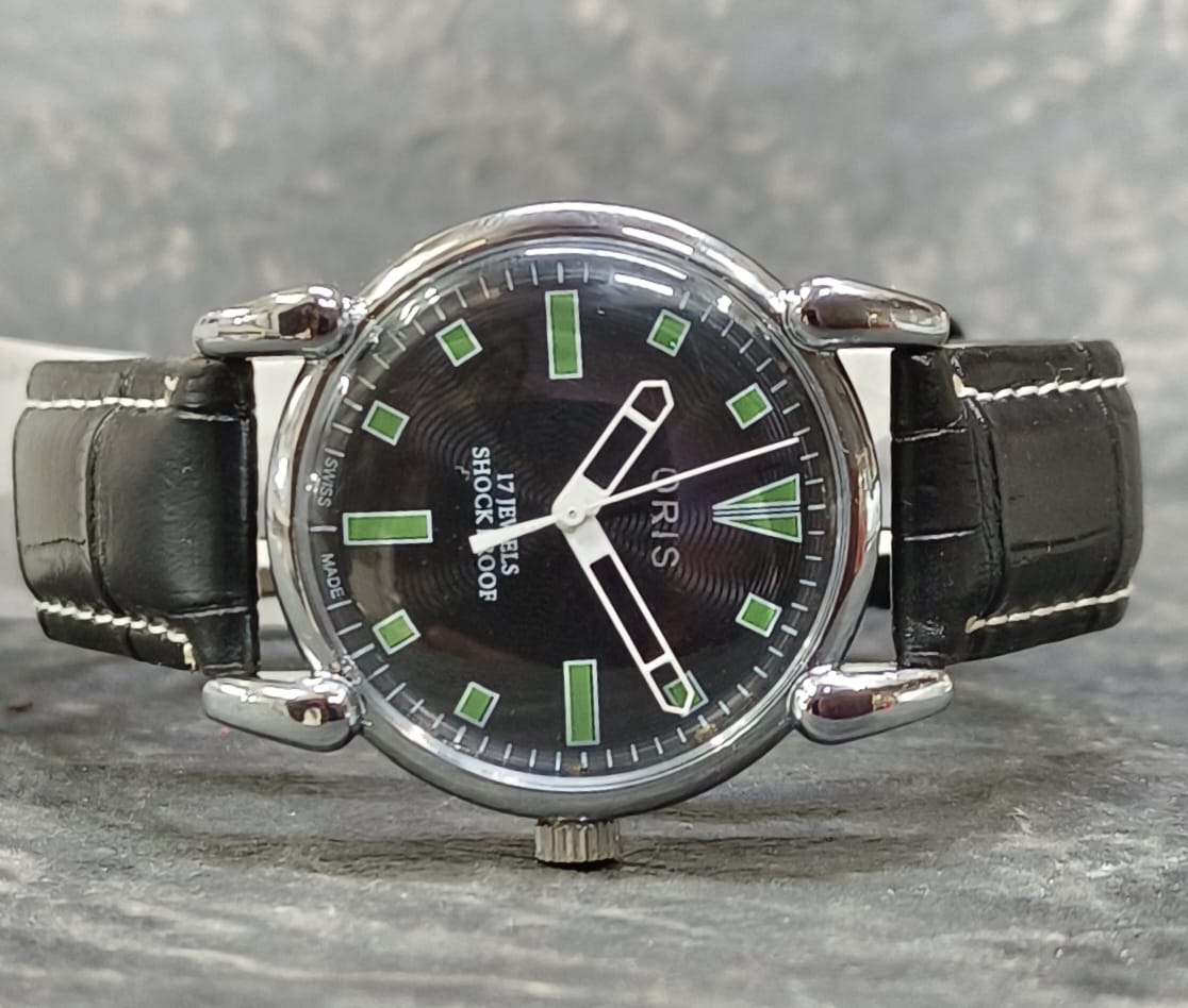 ORIS Mechanical Watch 17 Jewels FHF ST96 Hand Winding Swiss Made Movement