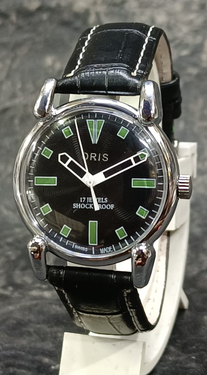 ORIS Mechanical Watch 17 Jewels FHF ST96 Hand Winding Swiss Made Movement