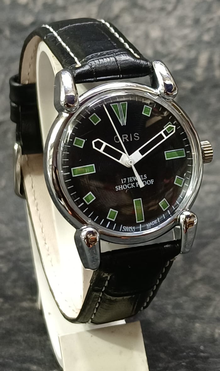 ORIS Mechanical Watch 17 Jewels FHF ST96 Hand Winding Swiss Made Movement