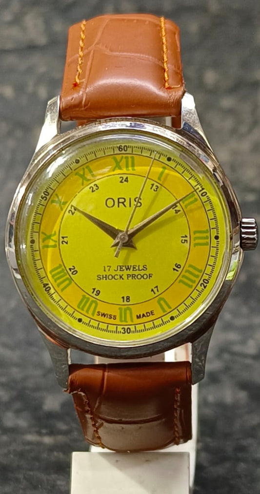 Oris ST96 Watch 17 Jewels Mechanical Hand Wind Swiss Made Movement