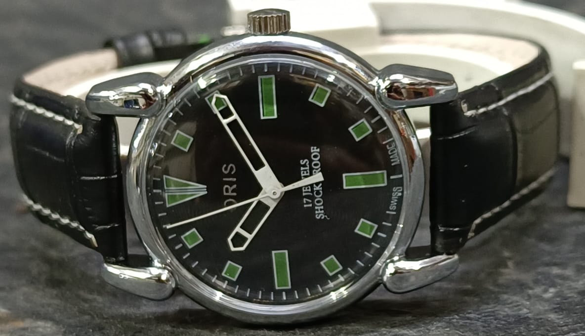 ORIS Mechanical Watch 17 Jewels FHF ST96 Hand Winding Swiss Made Movement