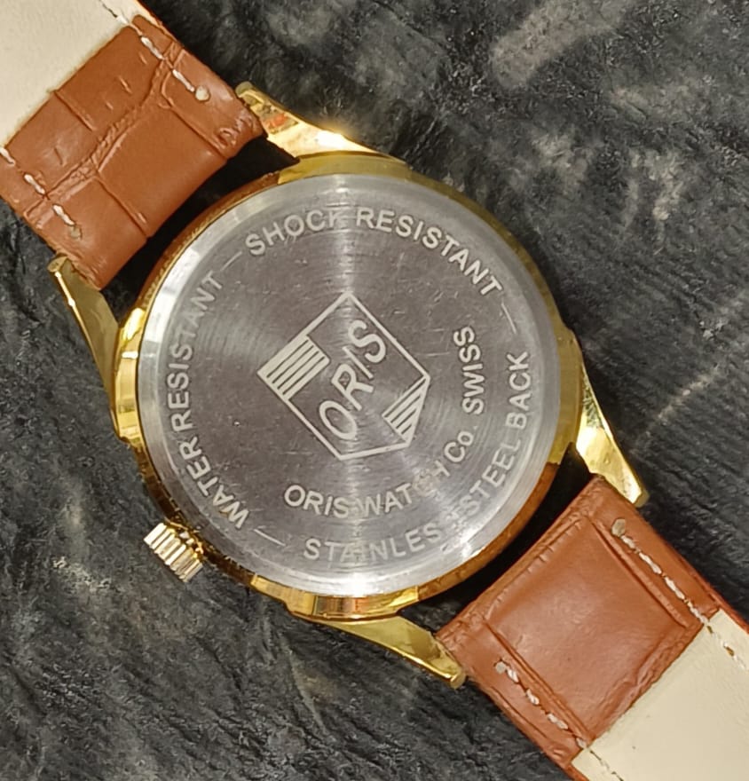 Men's Wristwatch Oris Vintage 17 Jewels FHF ST96 Mechanical Swiss Made Hand Winding