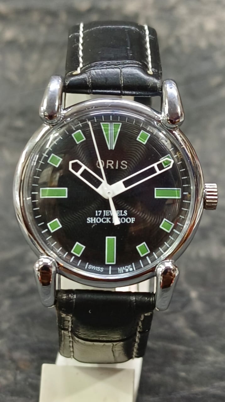 ORIS Mechanical Watch 17 Jewels FHF ST96 Hand Winding Swiss Made Movement