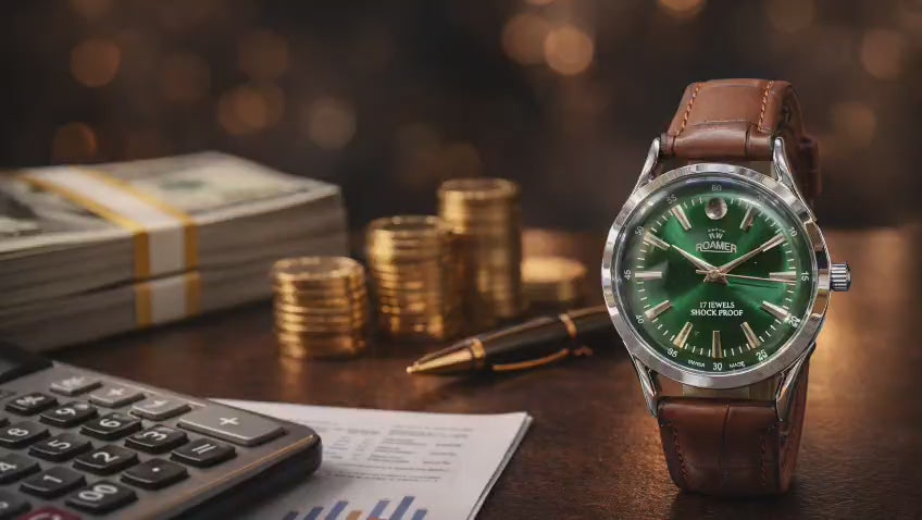 Load video: Roamer Vintage, FHF ST96, 17 Jewels, Mechanical, Hand Wind